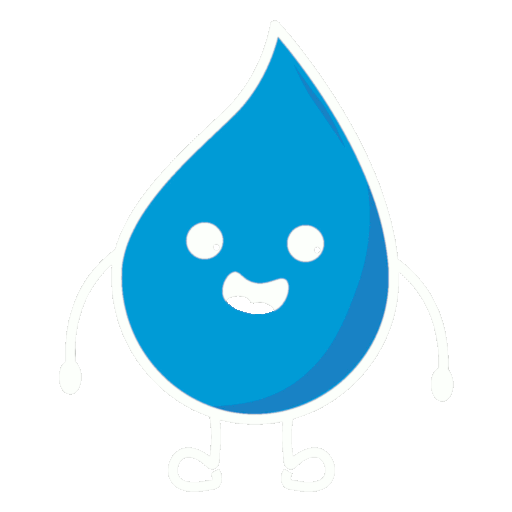 rainwater mascot GIF